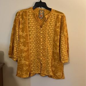 Johnny Was Size Ciaga Phoebe blouse